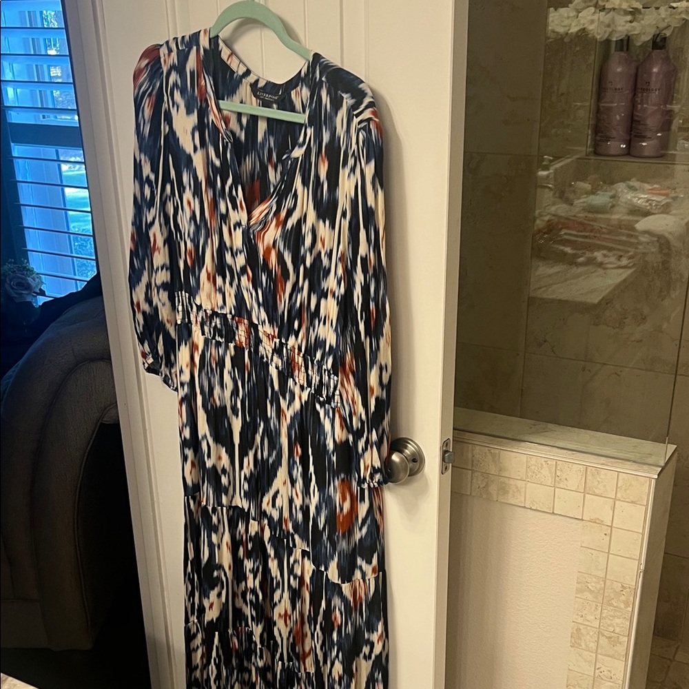 Stylish Ikat Patterned Dress